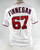 2023 Washington Nationals Kyle Finnegan #67 Game Issued White Jersey 44 DP77528