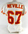 1994 Kansas City Chiefs Tom Neville #67 Game Issued White Jersey 75th Patch 48 3
