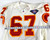 1994 Kansas City Chiefs Tom Neville #67 Game Issued White Jersey 75th Patch 48 3