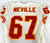 1994 Kansas City Chiefs Tom Neville #67 Game Issued White Jersey 75th Patch 48 3