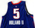 2025 Detroit Pistons Ron Holland #5 Game Issued P Used Blue Jersey Summer League