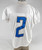 2015 Detroit Lions Ricky Stanzi #2 Game Used White Practice Jersey 46 345