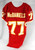 1997 Kansas City Chiefs Pellom McDaniels #77 Game Issued Red Jersey 44 053