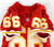1996 Kansas City Chiefs #66 Game Issued Red Jersey 054