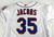 2010 New York Mets Mike Jacobs #35 Game Issued Pos Used White Jersey 48 060