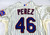 2011 New York Mets Oliver Perez #46 Game Issued Cream Jersey 48 063