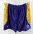 2009-10 New Orleans Hornets Antonio Davis #50 Game Used Purple Shorts MardiGras