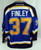 2000-01 St. Louis Blues Jeff Finley #37 Game Used Blue Jersey DP12154