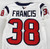 2023 Houston Texans Jacobi Francis #38 Game Issued White Jersey 38 510