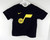 2024-25 Toddler Utah Jazz Authentic Black T-Shirt Nike NWT 2T 69S