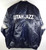 Utah Jazz Starter Team Issued Retro Throwback Warm Up Satin Jacket Black New 3XL