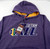 Mens Utah Jazz Purple Hoodie Sweatshirt Snow Washed Mitchell Ness NWT S 89S