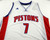 2016 Men Detroit Pistons Stanley Johnson #7 Swingman White Jersey Adidas NWT L 1