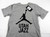 Youth Utah Jazz Authentic Grey T-Shirt Jordan NWT YM 93S
