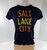 Womens Utah Jazz Authentic Black T-Shirt Salt Lake City Sportiqe NWT XL 09S
