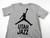 Youth Utah Jazz Authentic Grey T-Shirt Jordan NWT YS 18S