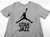 Youth Utah Jazz Authentic Grey T-Shirt Jordan NWT YL 19S