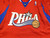 2008-09 Philadelphia 76'ers Adidas NBA Team Issued Blank Jersey Red 54 +4"