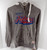 Ladies Detroit Pistons Authentic Grey Zip Hoodie Sweatshirt Sportique NWT XS 66S