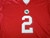 Ohio State Buckeyes Caleb Downs #2  Autographed  Red Football Jersey Size XL