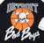 Detroit Pistons Bad Boys Champion Reissue Raglan 3/4 Sleeves Shirt Black White L