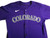 2025 Colorado Rockies Team Issued Purple Alternate Baseball Jersey 52 900211