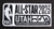 2023 Utah Jazz AS Weekend Embroidered Black/White Commemorative Patch 1.5" x 3"