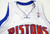2004-05 Detroit Pistons Reebok Team Issued Blank Jersey White Stained 50 +4"