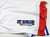 2004-05 Detroit Pistons Reebok Team Issued Blank Jersey White Stained 52 +6"