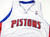 2004-05 Detroit Pistons Reebok Team Issued Blank Basketball Jersey White 52 +6"