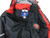 San Francisco 49'ers Reebok NFL Onfield Hooded Coat Jacket Black Red 3XL