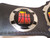 Salt City Swagger Utah Jazz Wrestling Belt Genuine Leather Nickle Plated NIB