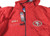 San Francisco 49'ers Reebok System Control NFL Hooded Coat Jacket Red XXL
