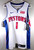 Reggie Jackson Signed Detroit Pistons Nike Basketball Jersey Wht Auto Autograph