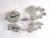 Nike Alpha Huarache Elite 3 Low Cleats Wht/Smoke Grey CV3552 101 Men's Size 7