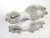 Nike Alpha Huarache Elite 3 Low Cleats Wht/Smoke Grey CV3552 101 Men's Size 7.5