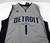 Mens Detroit Pistons Reggie Jackson #1 Swingman Silver Jersey Adidas NWT L 99S