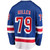 K'Andre Miller #79 New York Rangers Fanatics NHL Hockey Jersey New Blue XXXL