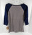 Ladies Detroit Pistons Authentic Navy Baseball Shirt Comfy Sportiqe NWT M 22S