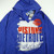 2013 Ladies Detroit Pistons Auth Blue Hooded Shirt Basketball Adidas NWT XL 8S