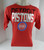 Ladies Detroit Pistons Authentic Red Boatneck Shirt HWC 5th NWT S 32S
