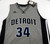 2016 Mens Detroit Pistons Tobias Harris #34 Swingman Grey Jersey Adidas NWT M 2S