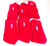 6-Pair Detroit Pistons NBA Game Issued Nike Red Crew Socks Fits Size 12 to 14