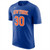 Julius Randle New York Knicks #30 The Nike Tee Shirt Blue New Youth Ladies S