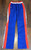 1990's Detroit Pistons Champion Team Issued Vintage Warm Up Pants Blue Size 36