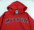 Ladies Detroit Pistons Red Hoodie Sweatshirt Brushed Fleece NWT S 29S