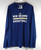 New Orleans Pelicans Adidas Team Issued Warm Up LS Tee Shirt Navy XL Tall
