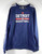 Detroit Pistons Basketball Adidas Team Issued Warm Up Sweatshirt Navy 3XL +2"