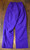 1997-98 Charlotte Hornets Champion Team Issued Vintage Warm Up Pants Purple 36