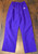 1997-98 Charlotte Hornets Champion Team Issued Vintage Warm Up Pants Purple 38